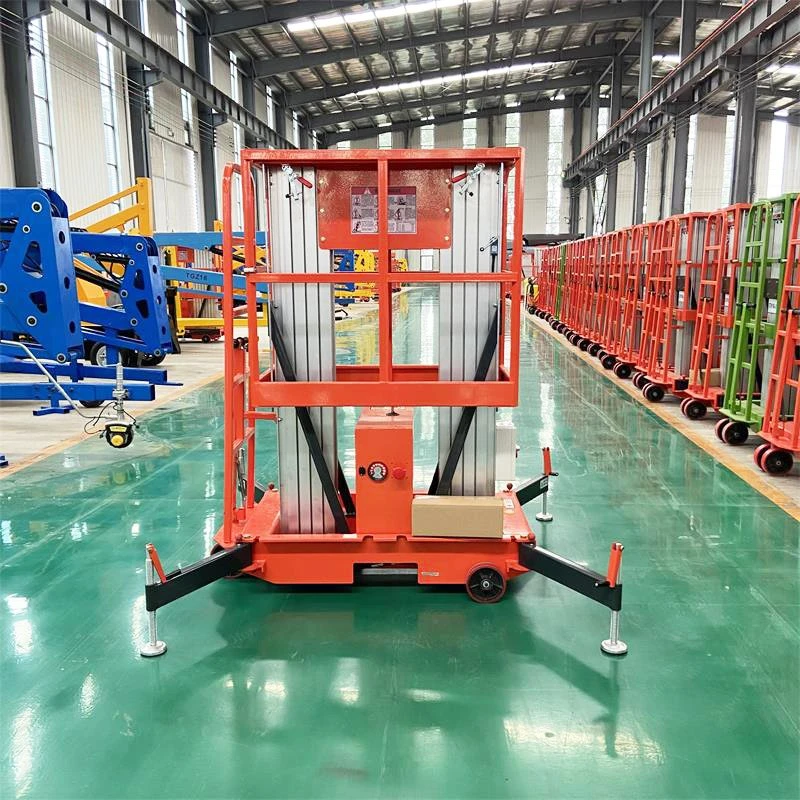 Foldable Double Masts Vertical Lift