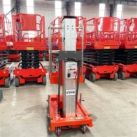Platforma podnośna ze stopu aluminium z pojedynczym masztem