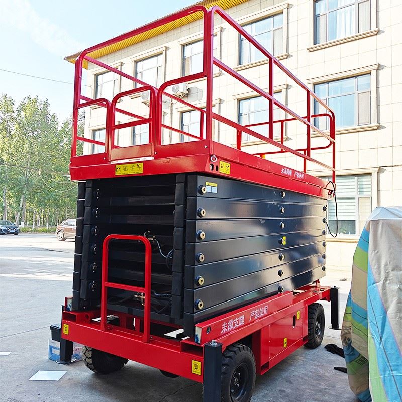 Towable Mobile Scissor Man Lift factory